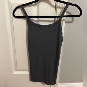 NWT- No Boundaries Ribbed Cami Tank (S)- Grey/Blue